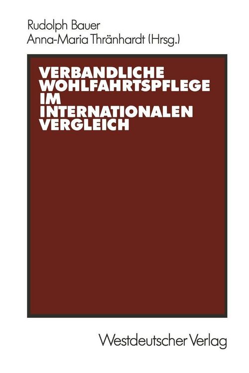 Produktbild: Verbandliche Wohlfahrtspflege im internationalen Vergleich