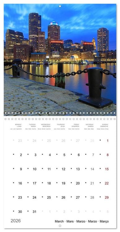 Produktbild: New England - from Rhode Island to Maine (Wall Calendar 2026 12 &times; 12 Inch) CALVENDO 12 Month Wall Calendar