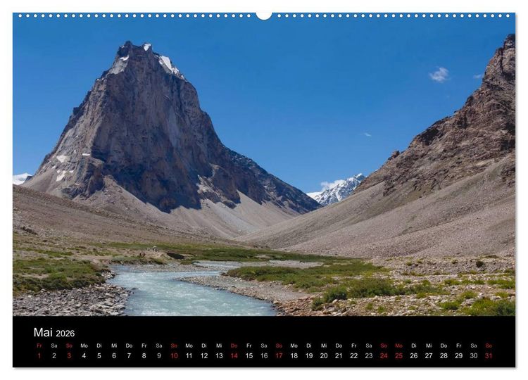Produktbild: Himalaya - Dach der Welt (hochwertiger Premium Wandkalender 2026 DIN A2 quer), Kunstdruck in Hochglanz