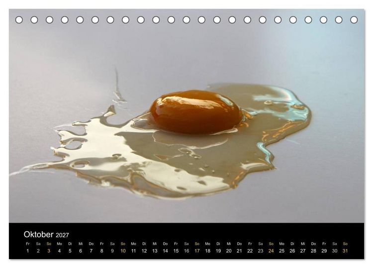 Produktbild: ei.ei.ei &ndash; Fotografische Gedanken zum Ei (Tischkalender 2027 DIN A5 quer), CALVENDO Monatskalender