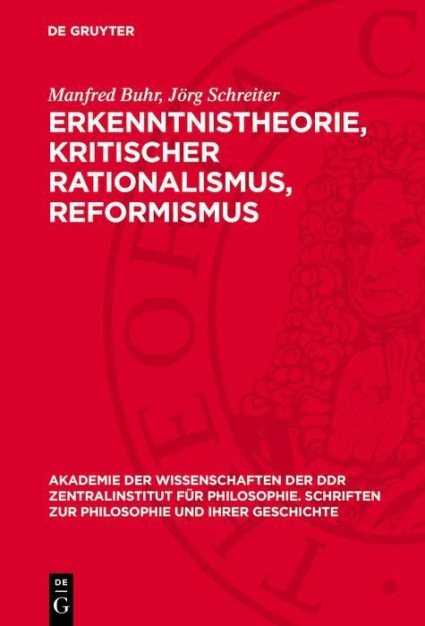 Produktbild: Erkenntnistheorie, kritischer Rationalismus, Reformismus