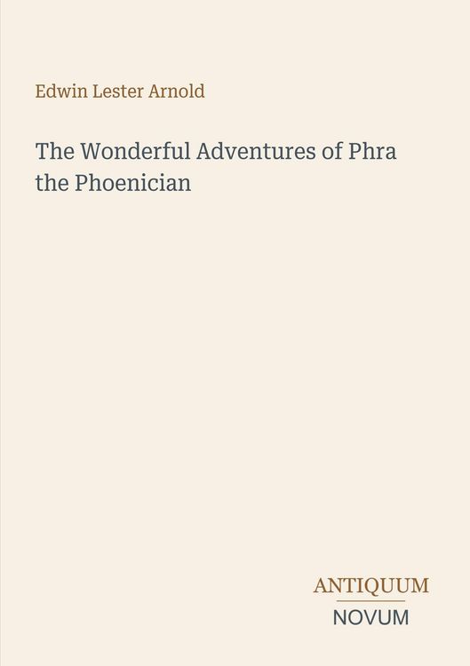 Produktbild: The Wonderful Adventures of Phra the Phoenician