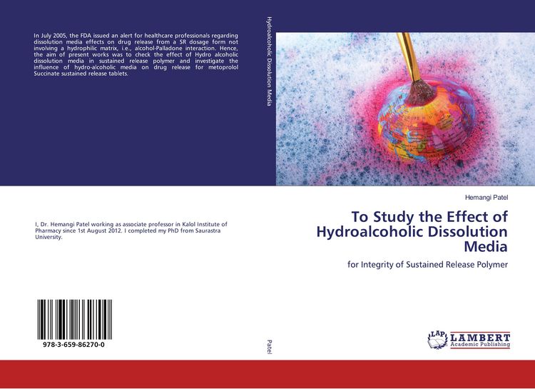 Produktbild: To Study the Effect of Hydroalcoholic Dissolution Media
