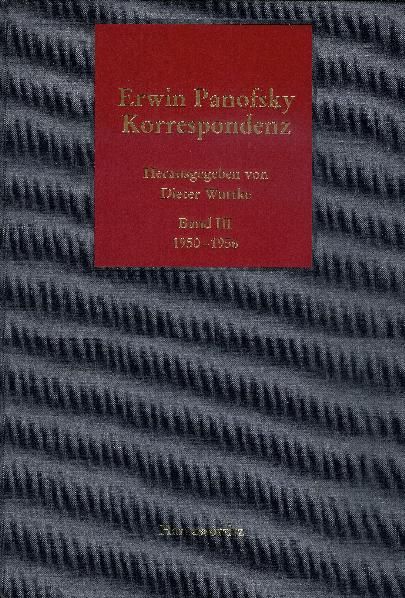 Produktbild: Erwin Panofsky - Korrespondenz Band 3