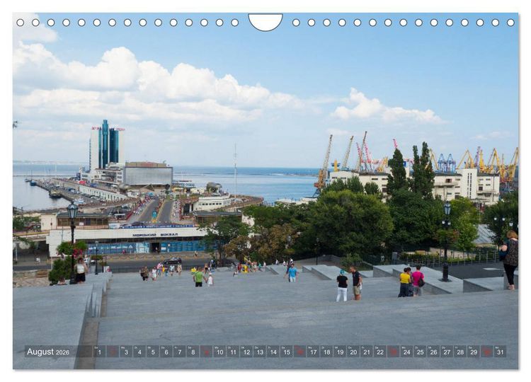 Produktbild: Odessa- Die sch&ouml;ne Stadt am Schwarzen Meer (Wandkalender 2026 DIN A4 quer), CALVENDO Monatskalender