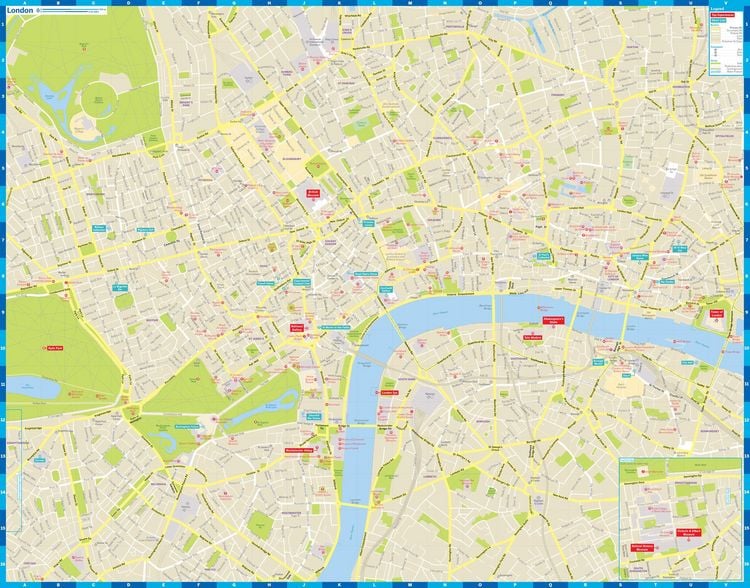 Produktbild: Lonely Planet London City Map