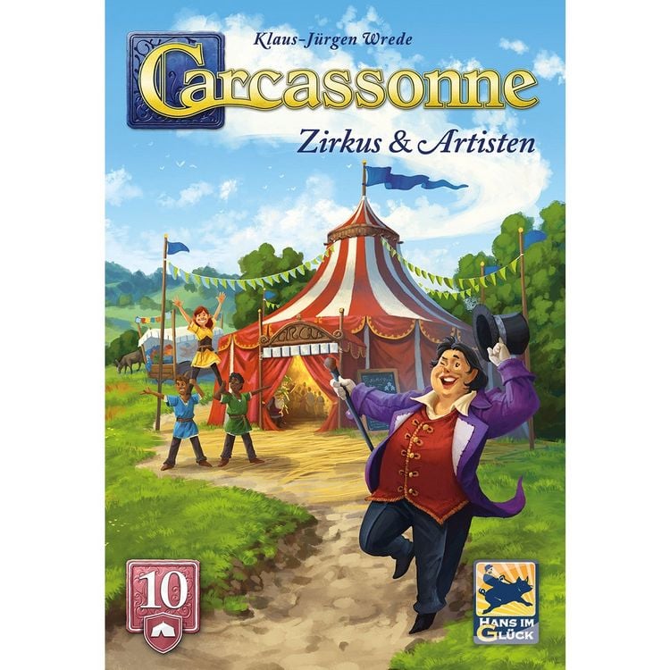 Produktbild: Carcassonne - Erweiterung 10 Zirkus & Artisten (v3.1) DE