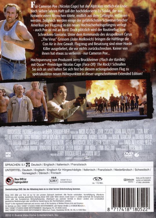 Produktbild: Con Air - Extended Edition