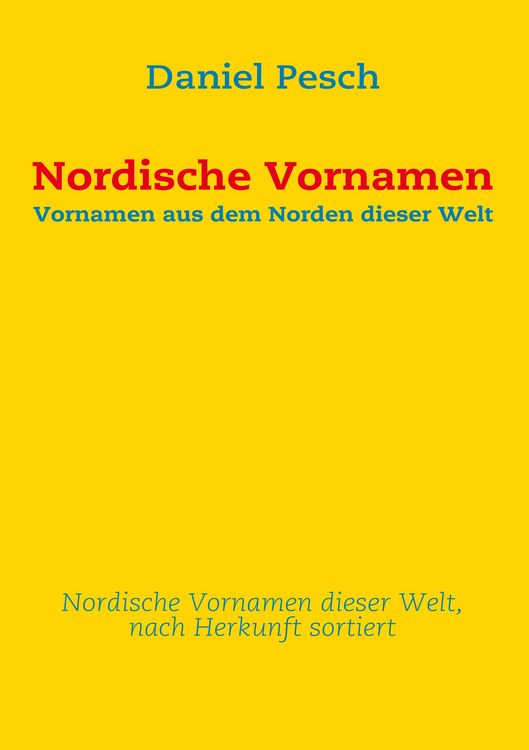 Produktbild: Nordische Vornamen