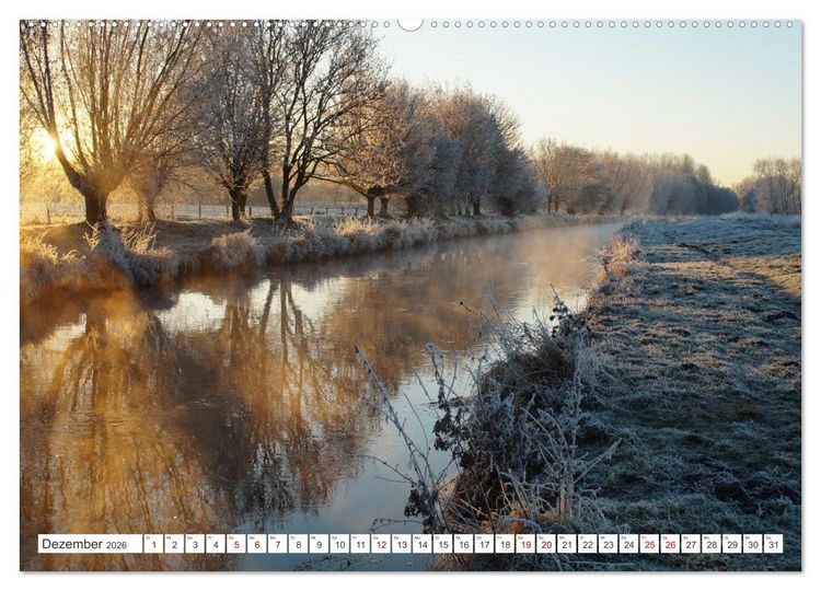 Produktbild: Die Niers im Jahreslauf (hochwertiger Premium Wandkalender 2026 DIN A2 quer), Kunstdruck in Hochglanz