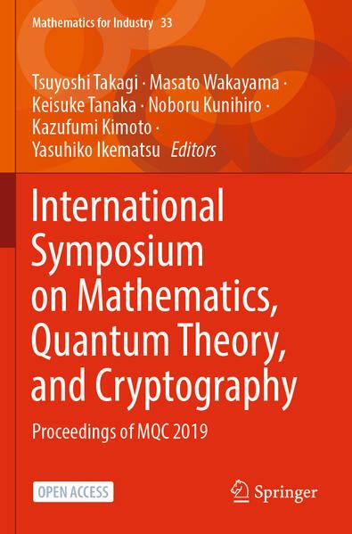 Produktbild: International Symposium on Mathematics, Quantum Theory, and Cryptography