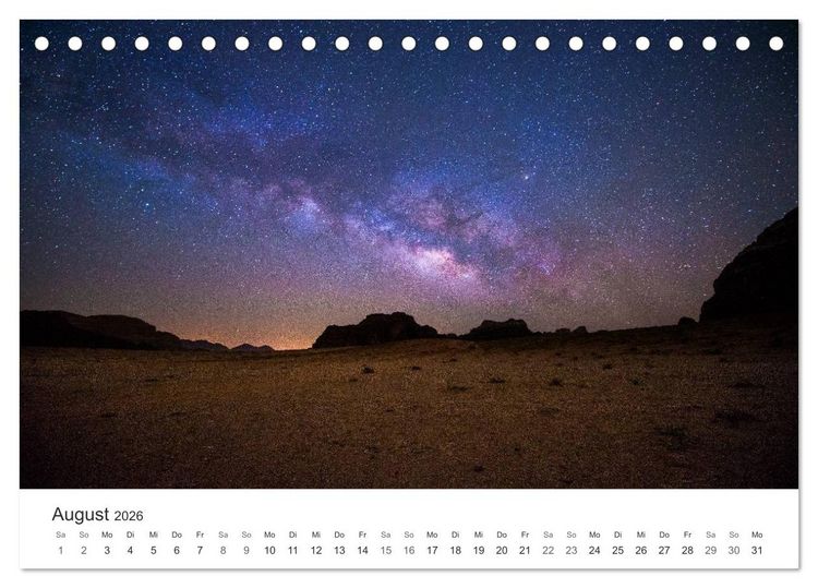 Produktbild: Jordanien - ein Land faszinierender Sch&ouml;nheit (Tischkalender 2026 DIN A5 quer), CALVENDO Monatskalender