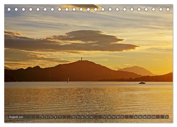 Produktbild: Der W&ouml;rthersee - &Ouml;sterreichs Riviera (Tischkalender 2026 DIN A5 quer), CALVENDO Monatskalender
