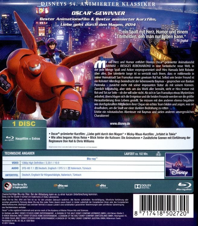 Produktbild: Baymax - Riesiges Robowabohu - Disney Classics