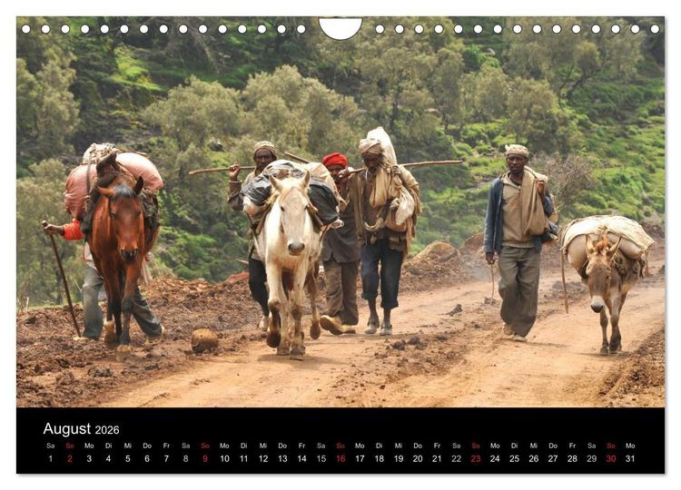 Produktbild: &Auml;thiopien Augenblicke (Wandkalender 2026 DIN A4 quer), CALVENDO Monatskalender
