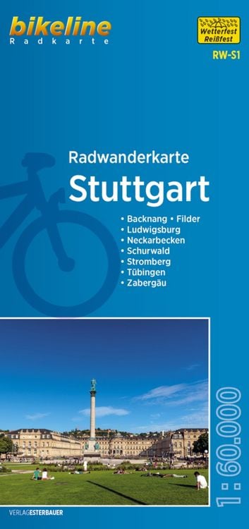 Produktbild: Radwanderkarte Stuttgart RW-S1