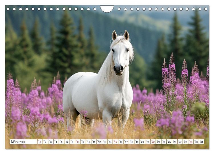 Produktbild: Pferde in freier Natur (Wandkalender 2026 DIN A4 quer), CALVENDO Monatskalender