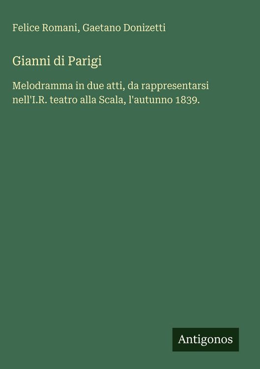 Produktbild: Gianni di Parigi