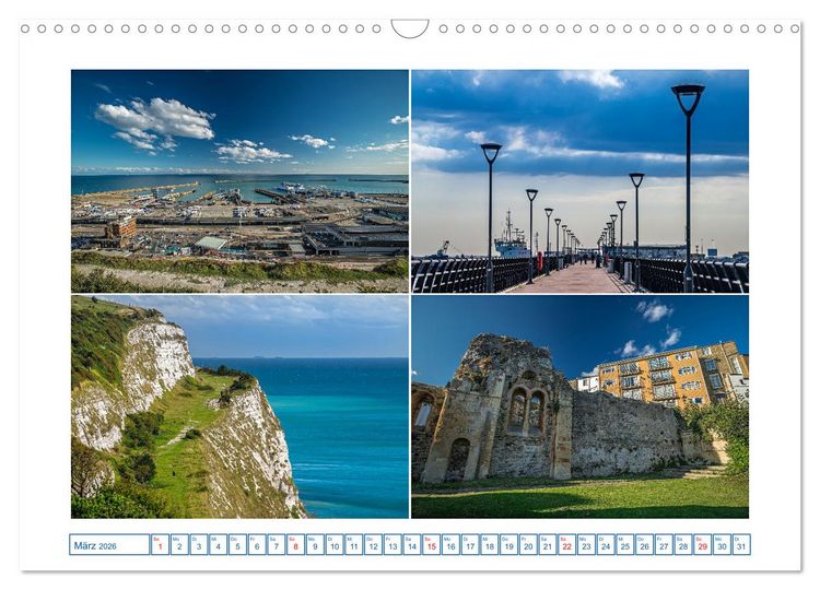 Produktbild: Dover - Tor zu England (Wandkalender 2026 DIN A3 quer), CALVENDO Monatskalender
