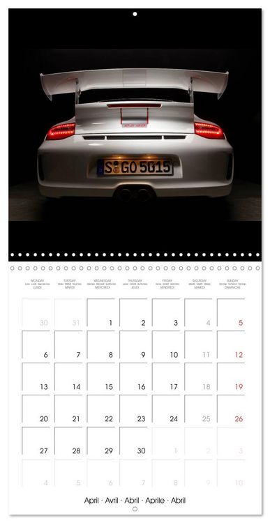 Produktbild: Porsche 911 GT3 RS 4.0 (Wall Calendar 2026 12 &times; 12 Inch) CALVENDO 12 Month Wall Calendar