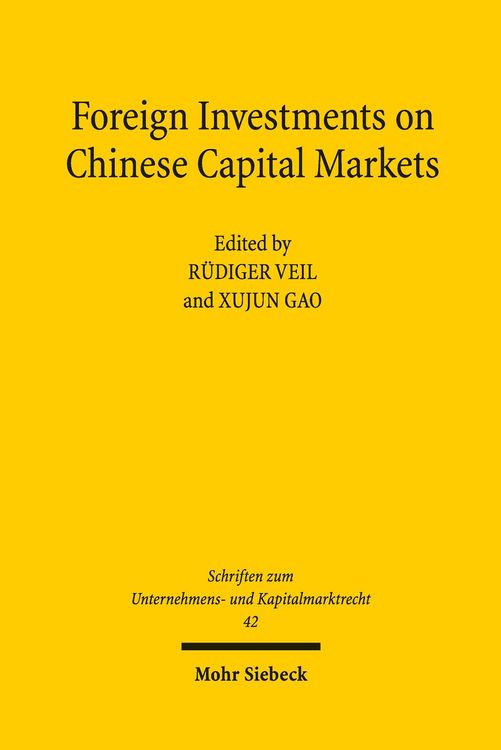 Produktbild: Foreign Investments on Chinese Capital Markets