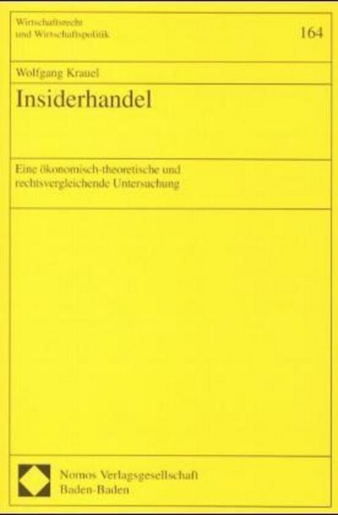 Produktbild: Insiderhandel