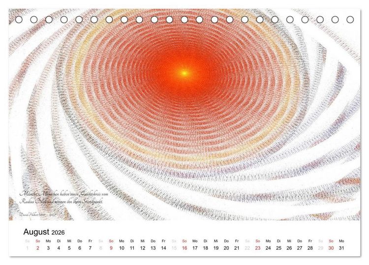 Produktbild: Mathematik - Grafiken und Zitate 2026 (Tischkalender 2026 DIN A5 quer), CALVENDO Monatskalender
