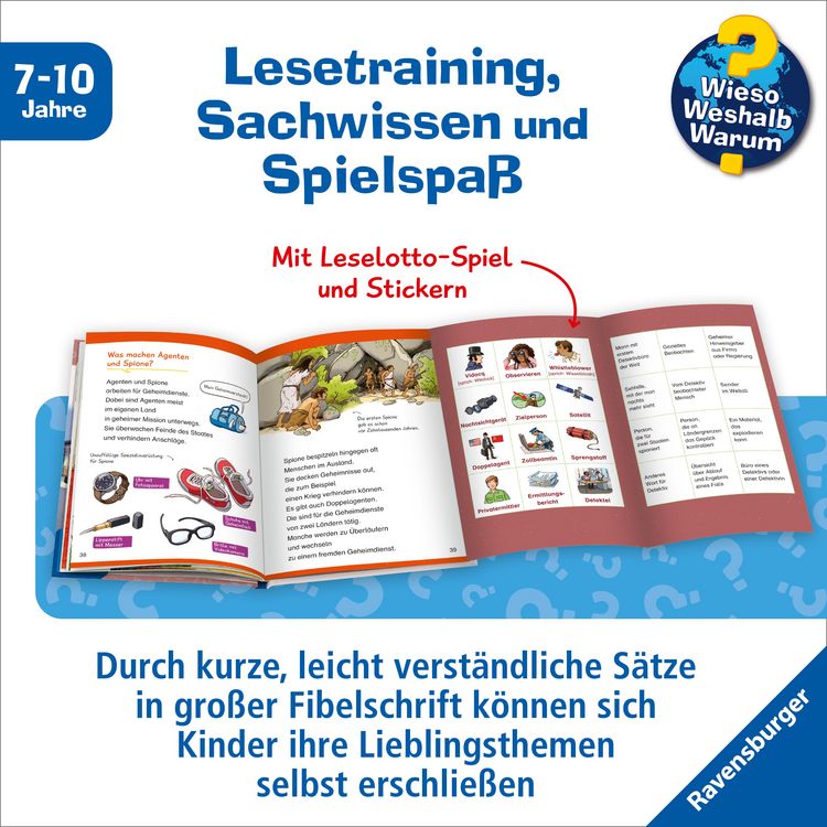 Produktbild: Wieso? Weshalb? Warum? Erstleser, Band 11 - Detektive und Ermittler