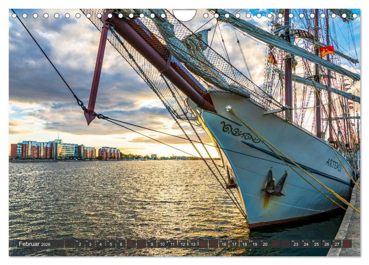 Produktbild: Wilhelmshaven - Bezaubernde Momente (Wandkalender 2026 DIN A4 quer), CALVENDO Monatskalender