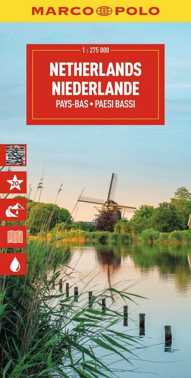 Produktbild: MARCO POLO Reisekarte Niederlande 1:275.000