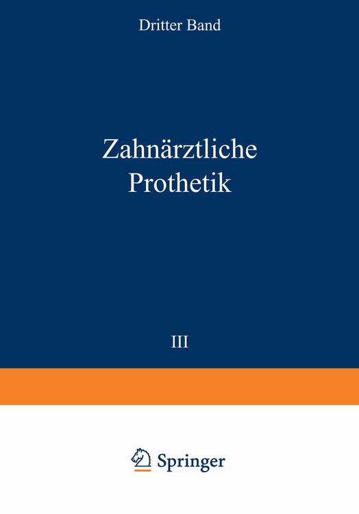Produktbild: Zahn&auml;rztliche Prothetik