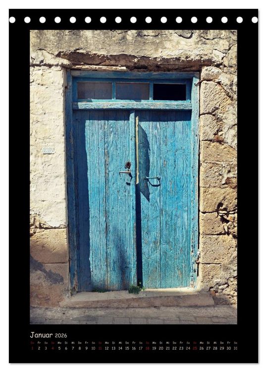 Produktbild: Ein und Aus auf Kreta (Tischkalender 2026 DIN A5 hoch), CALVENDO Monatskalender