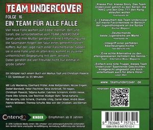 Produktbild: Topf, M: Team Undercover 16/Team f&uuml;r alle F&auml;lle/CD