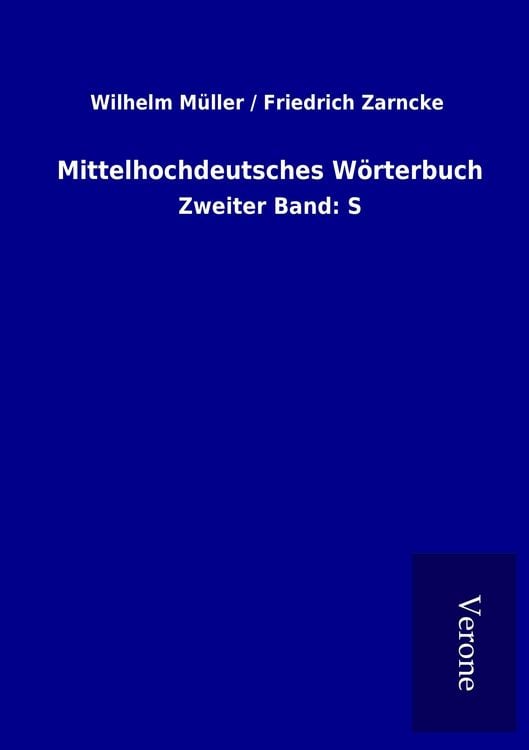 Produktbild: Mittelhochdeutsches W&ouml;rterbuch