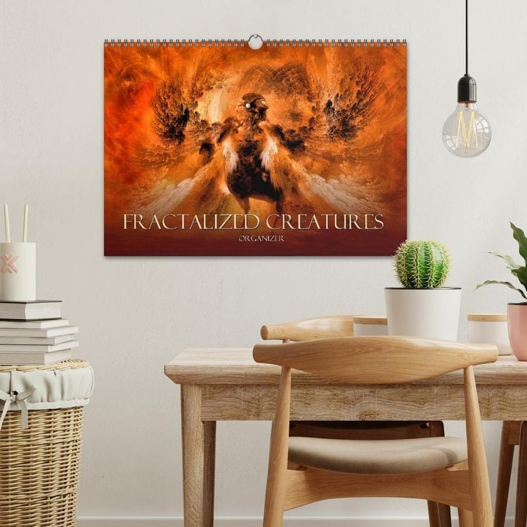 Produktbild: Fractalized creatures (Wall Calendar 2026 DIN A3 landscape), CALVENDO 12 Month Wall Calendar
