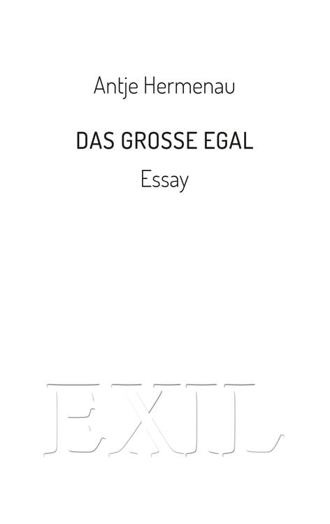 Produktbild: Das große Egal