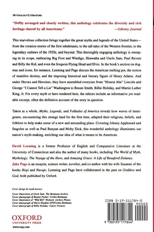 Produktbild: Myths, Legends, and Folktales of America