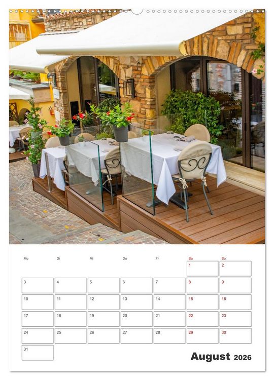 Produktbild: Sirmione - Reiseplaner (Wandkalender 2026 DIN A2 hoch), CALVENDO Monatskalender