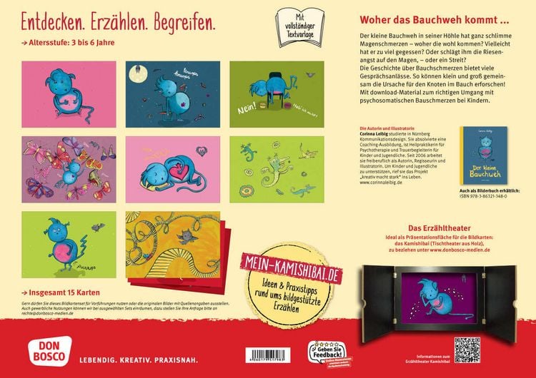 Produktbild: Der kleine Bauchweh. Kamishibai Bildkartenset