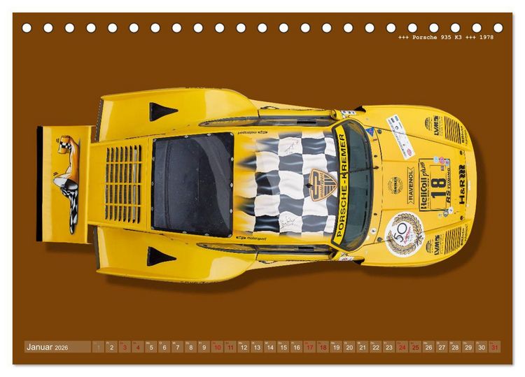 Produktbild: Tourenwagen Classics (Tischkalender 2026 DIN A5 quer), CALVENDO Monatskalender
