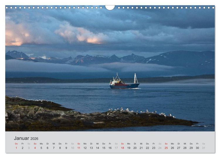 Produktbild: Norwegen - Land der Fjorde (Wandkalender 2026 DIN A3 quer), CALVENDO Monatskalender