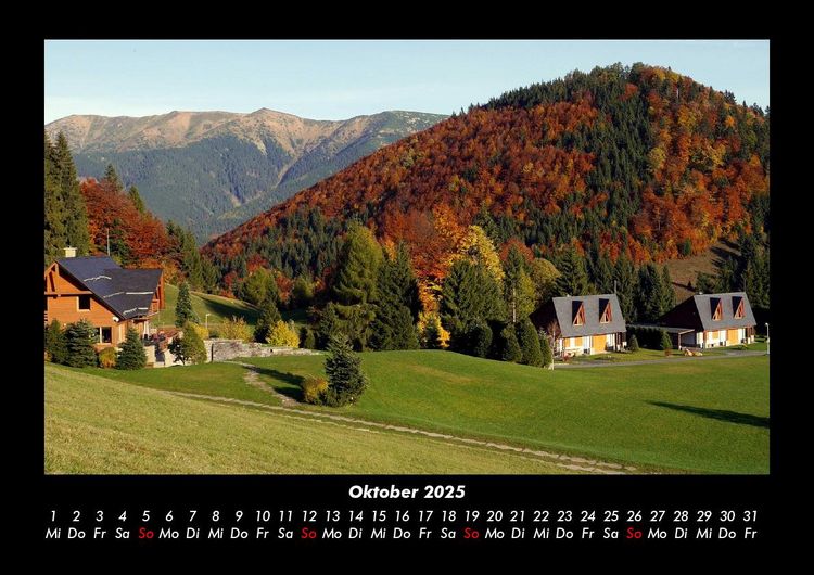 Produktbild: Landschaftskalender 2025 Fotokalender DIN A3