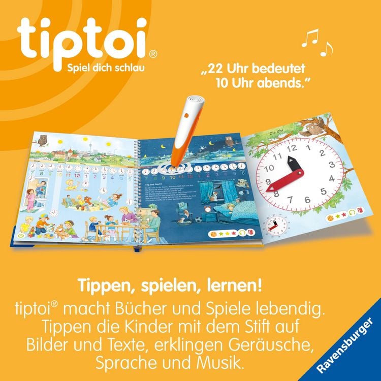 Produktbild: tiptoi&reg; Meine Lern-Spiel-Welt - Uhr und Zeit