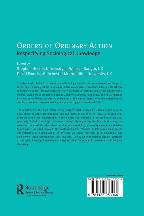 Produktbild: Orders of Ordinary Action