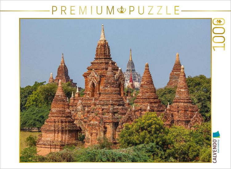 Produktbild: CALVENDO Puzzle Die Pagoden und Stupas | 1000 Teile Lege-Gr&ouml;&szlig;e 64x48cm Foto-Puzzle f&uuml;r gl&uuml;ckliche Stunden