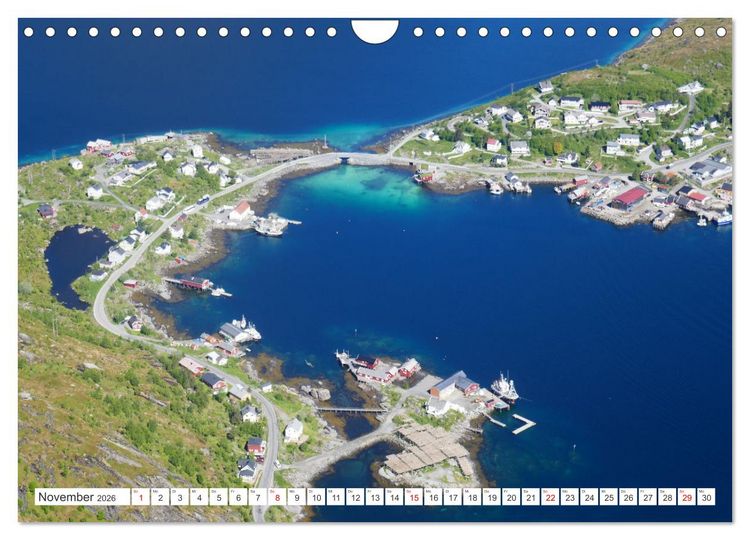 Produktbild: Norwegen - Unterwegs auf den Lofoten (Wandkalender 2026 DIN A4 quer), CALVENDO Monatskalender