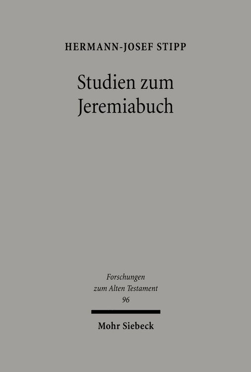 Produktbild: Studien zum Jeremiabuch