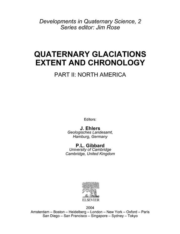 Produktbild: Quaternary Glaciations - Extent and Chronology