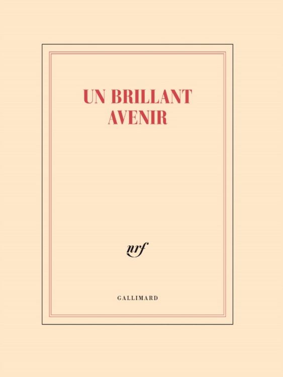 Produktbild: Un brillant avenir : cahier lign&eacute;