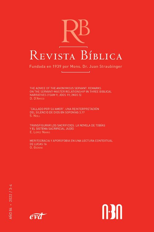Produktbild: Revista B&iacute;blica 2022/3-4 - A&ntilde;o 84